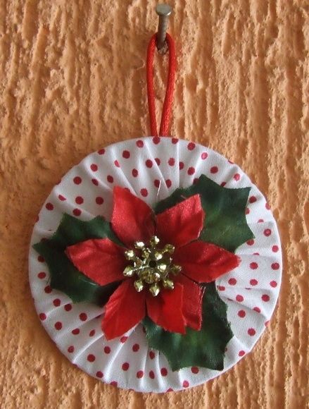 Enfeites de natal com CD's