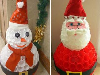 Hoje trouxemos 2 vídeos passo a passo de como montar papai noel com copos para o natal.