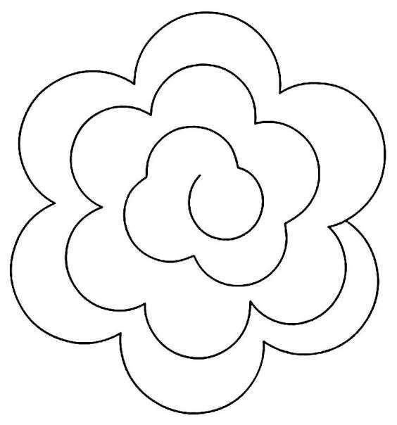 Molde de flor: 70 ideias | LINDAS Flores para imprimir em casa