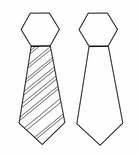 moldes de gravata para dia dos pais