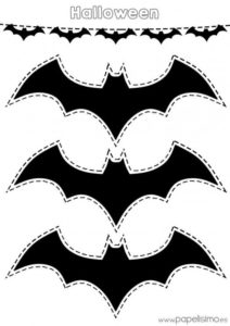 moldes de morcego pequenos