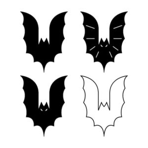 moldes de morcego pequenos