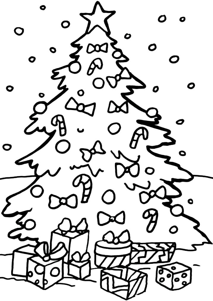 100+ Desenhos de presente para colorir - Presentes de Natal |