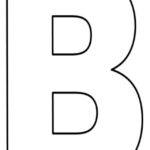 moldes da letra b para imprimir